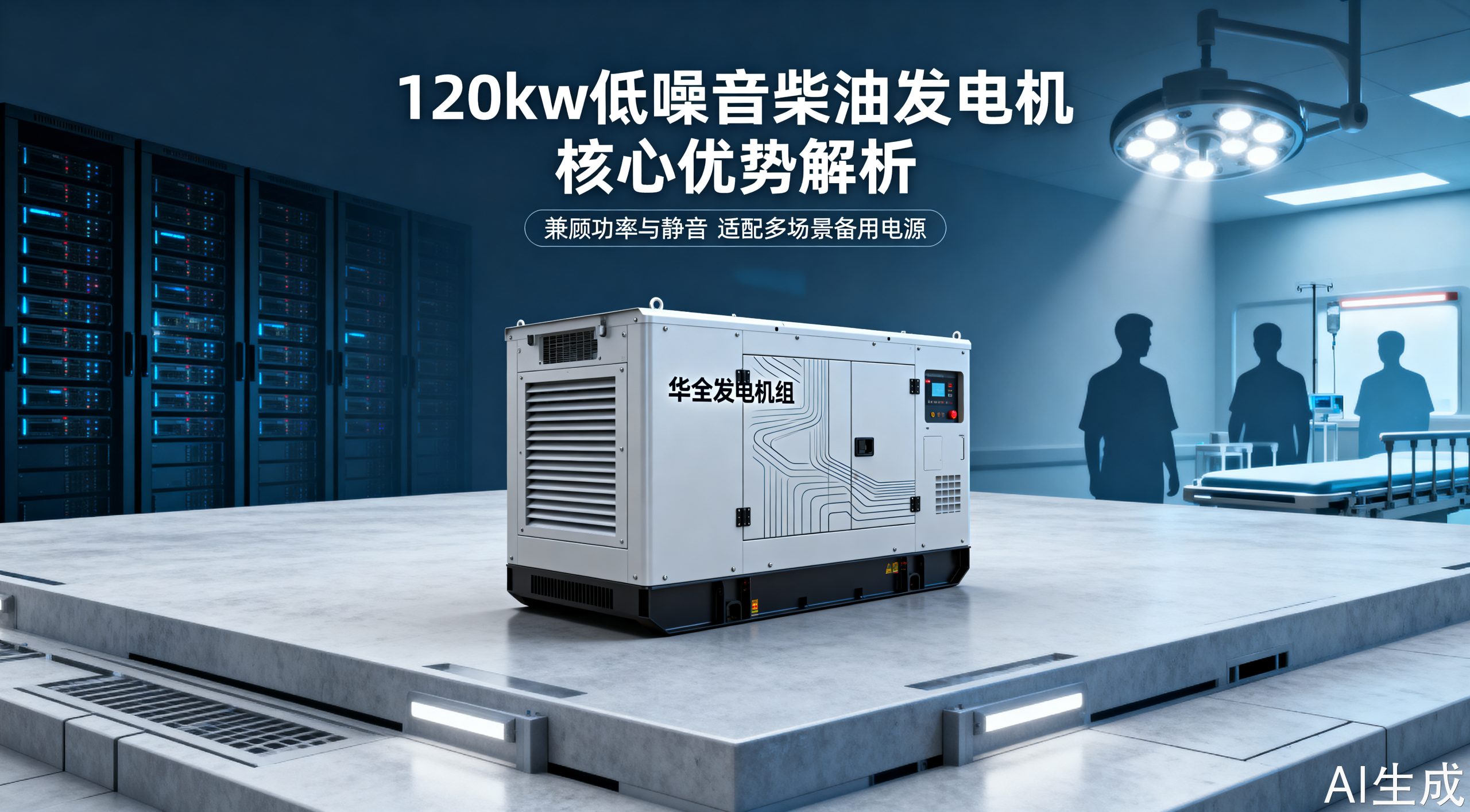 120kw低噪音柴油发电机选购全攻略