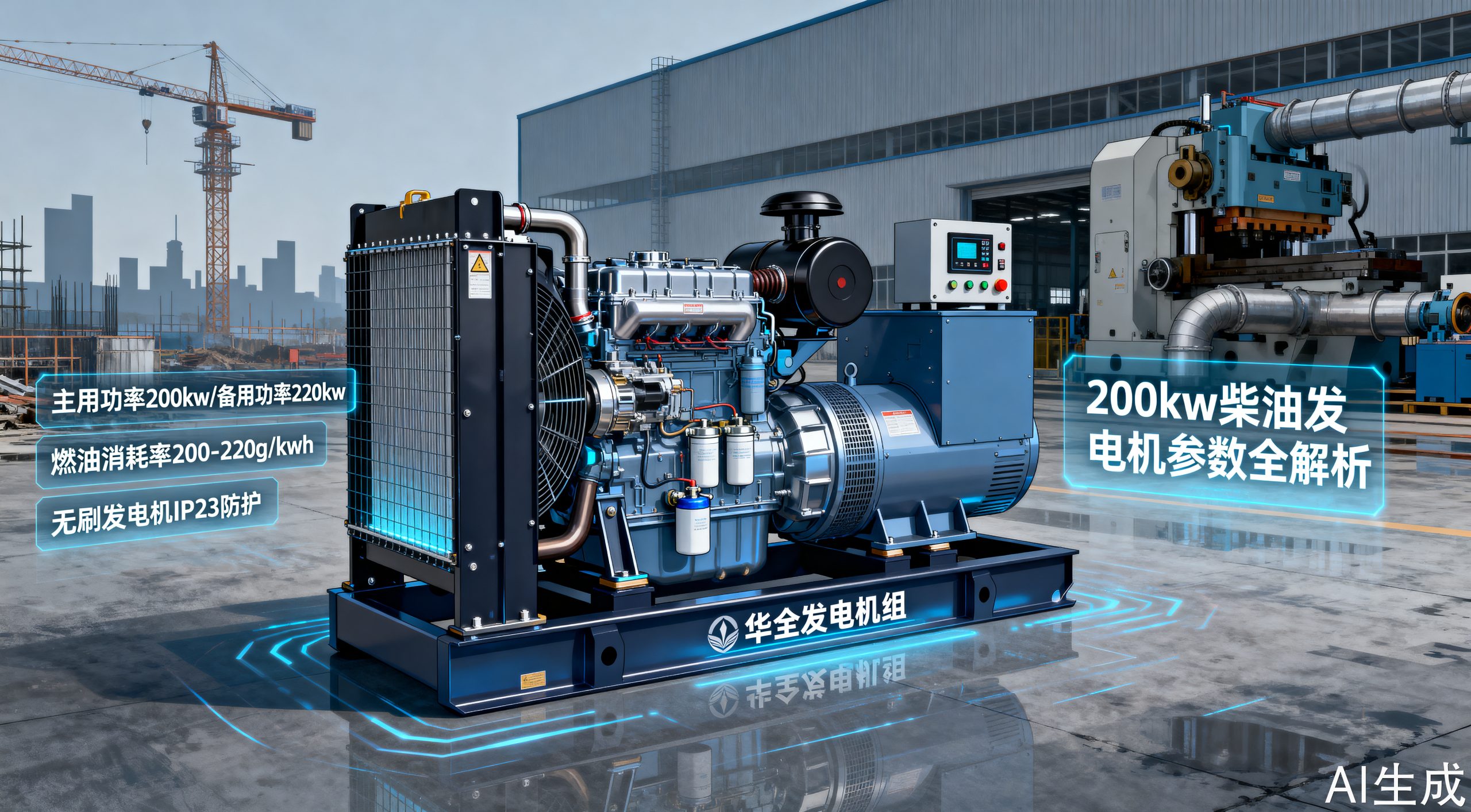 200kw柴油发电机参数详解与选购指南