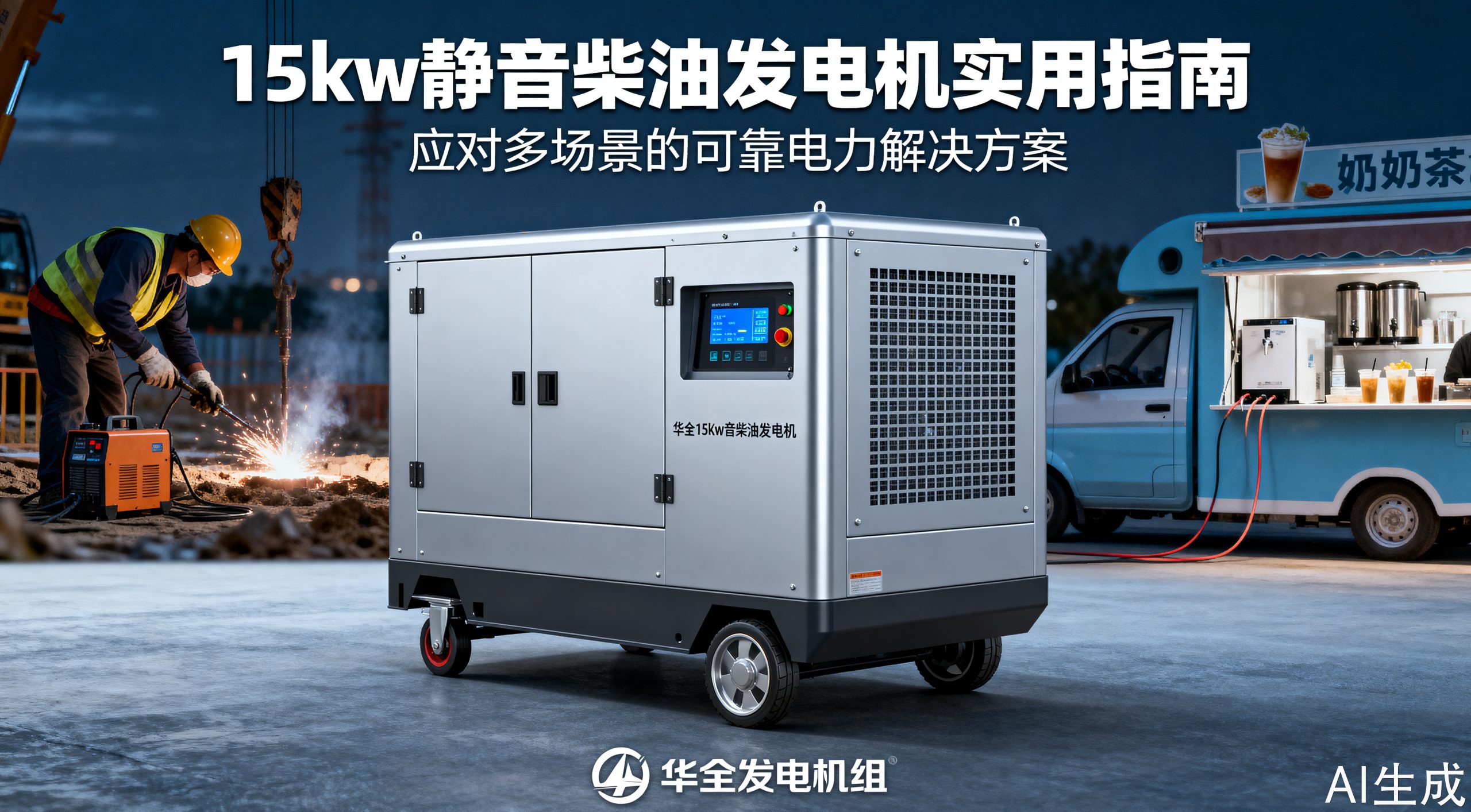 15kw静音柴油发电机，你真的会选吗？
