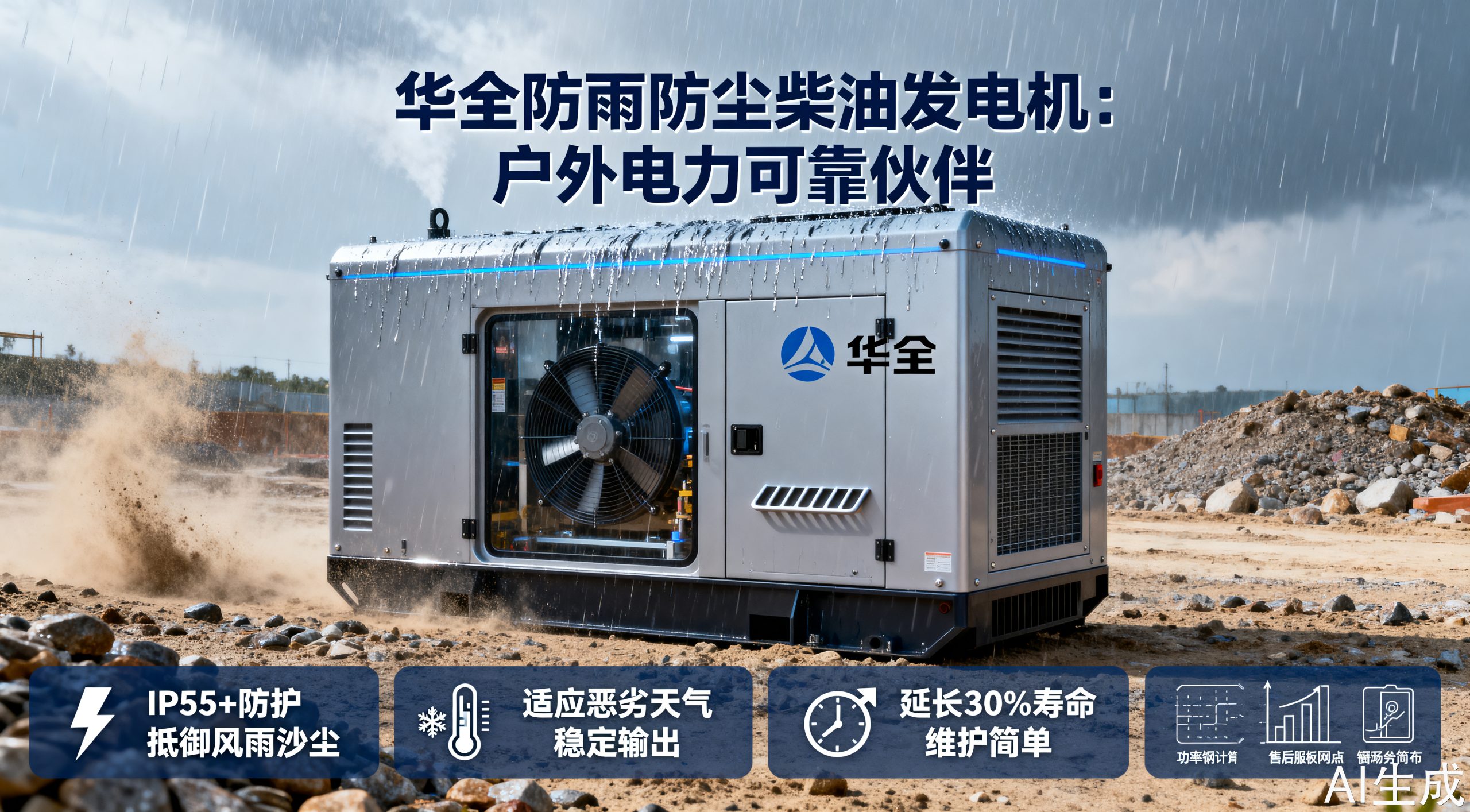 防雨防尘柴油发电机实用选购与维护全攻略
