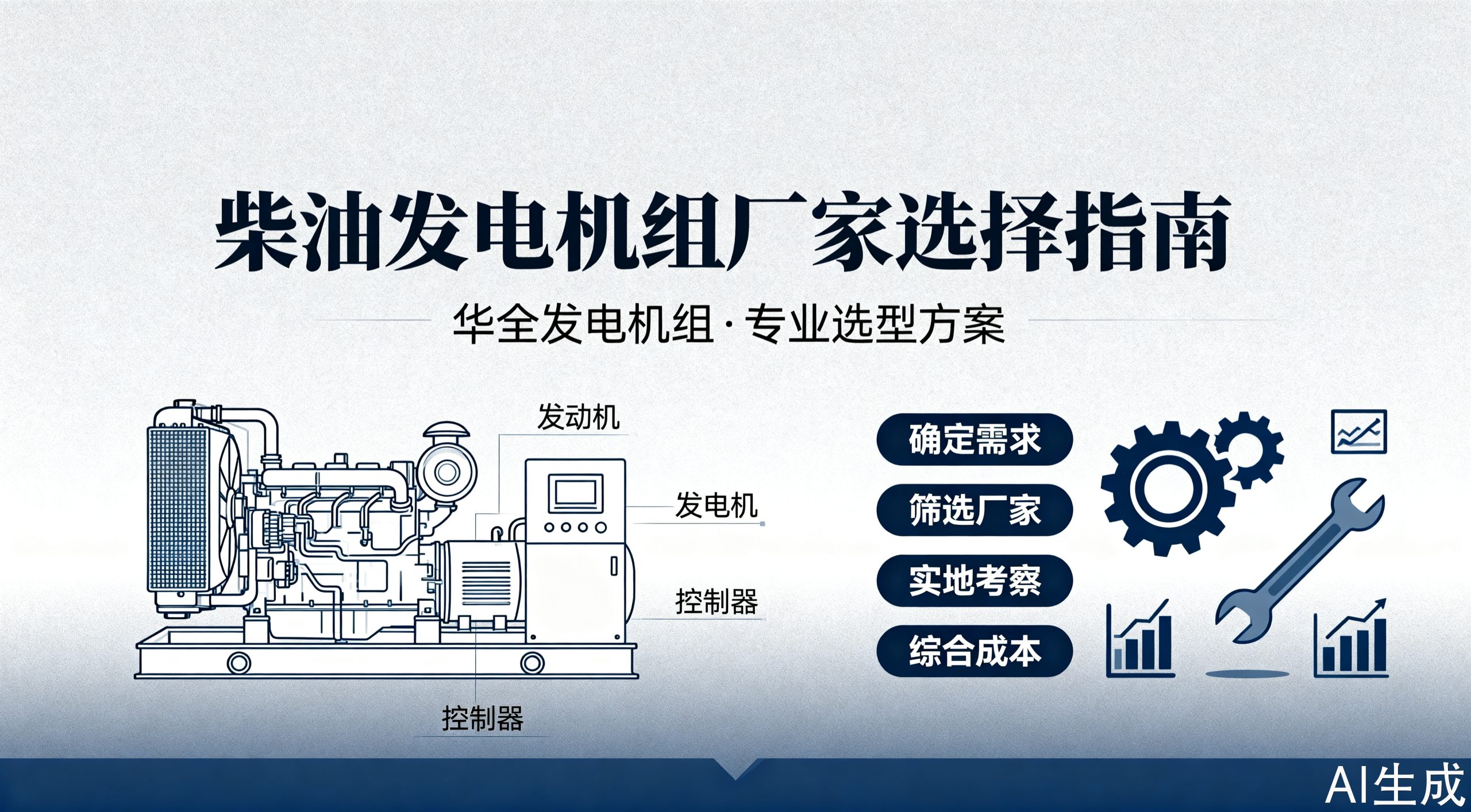 柴油发电机组厂家在哪里 教你几招分辨法