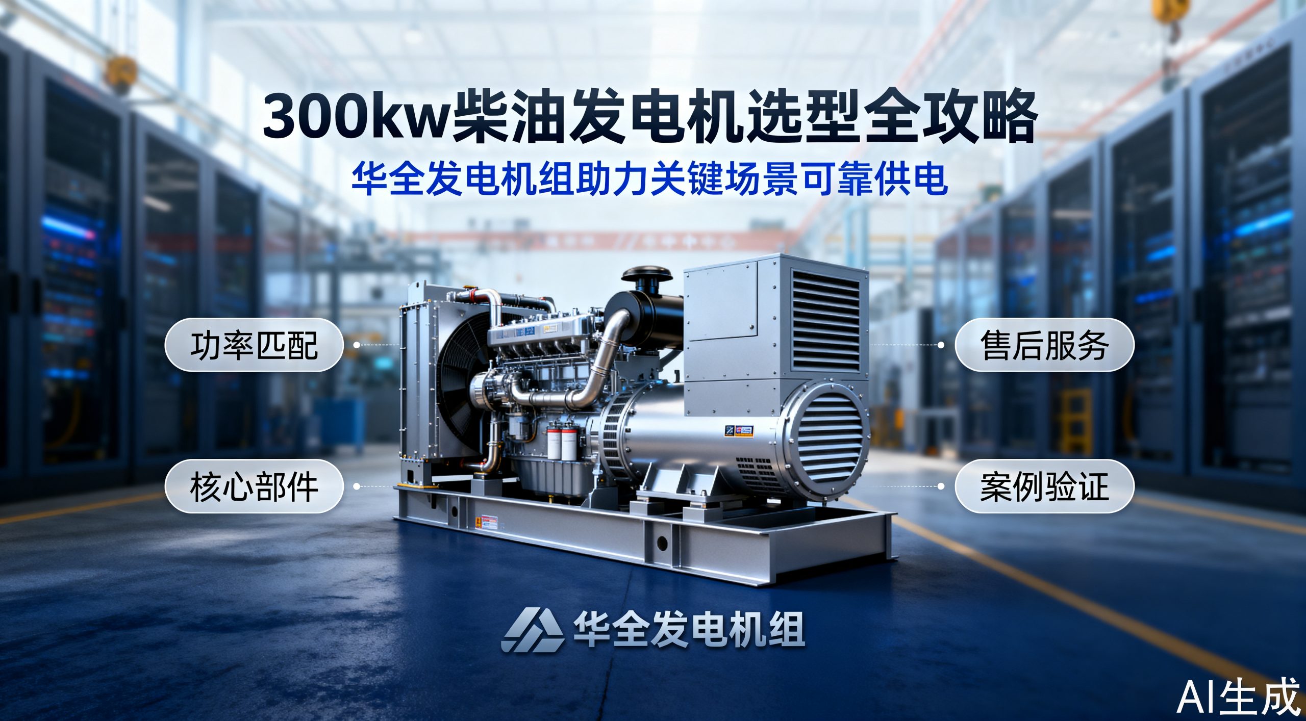 300kw柴油发电机厂家，如何做出正确选择？
