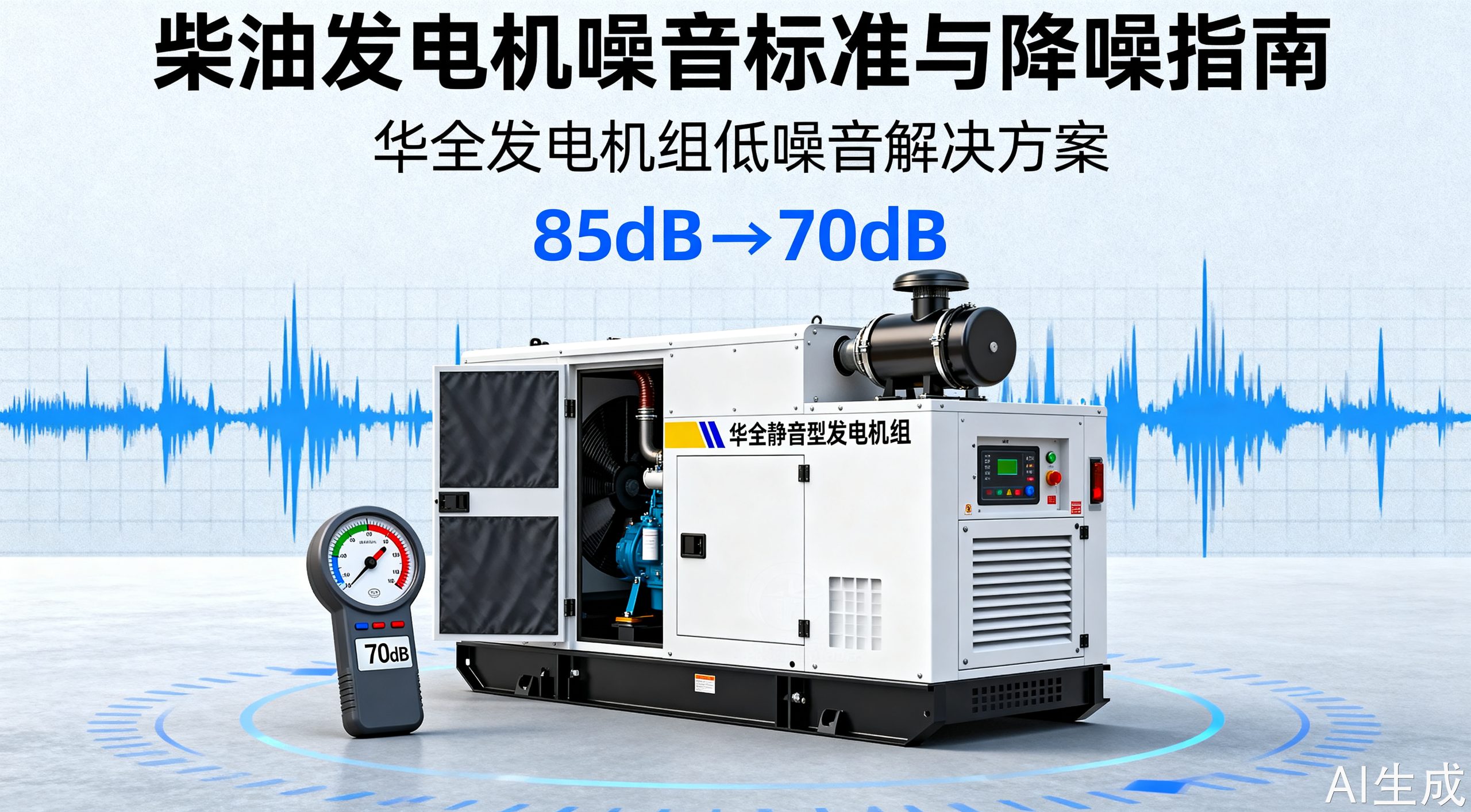 柴油发电机噪音标准详解与降噪指南