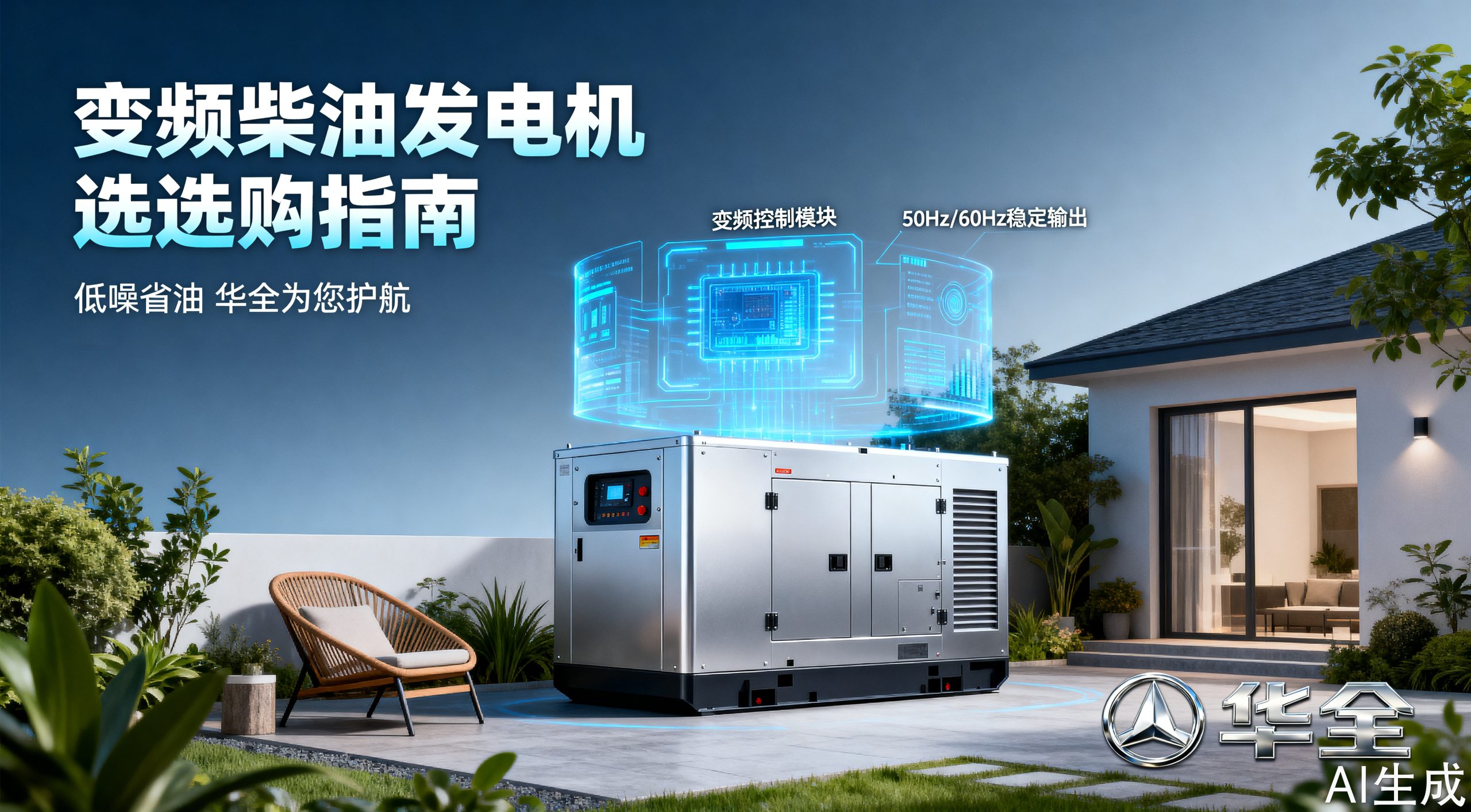 变频柴油发电机：省油静音，你选对了吗？