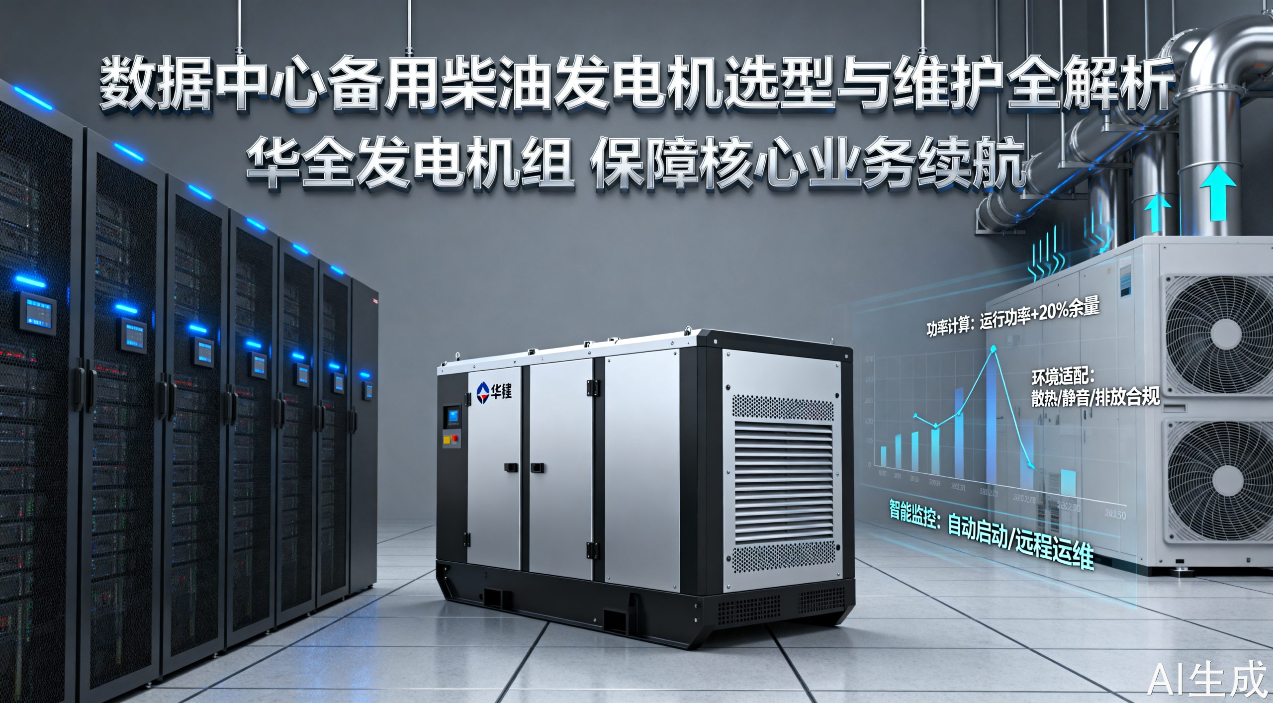 数据中心备用柴油发电机选型与维护完整指南