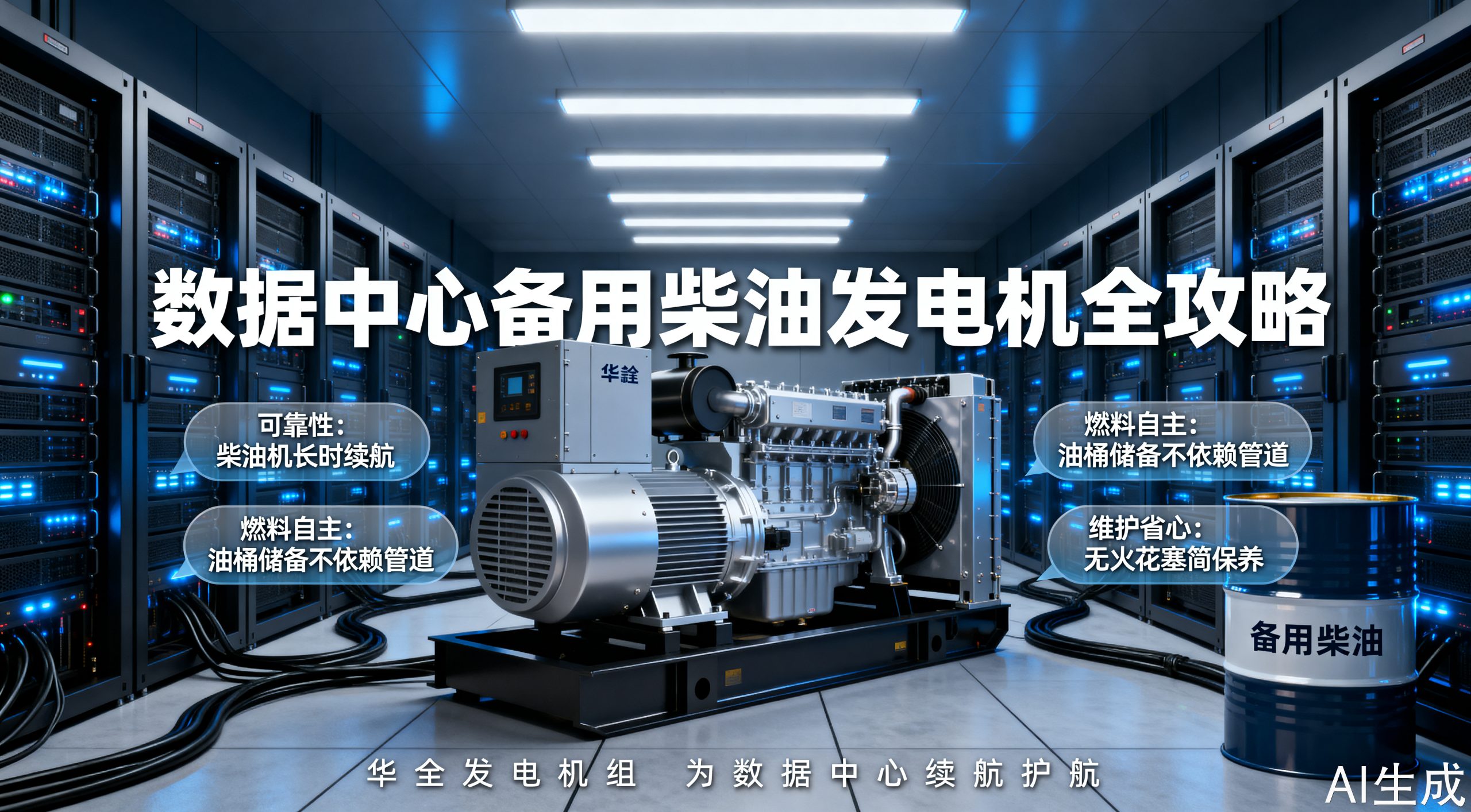 数据中心备用柴油发电机 你的秘密武器