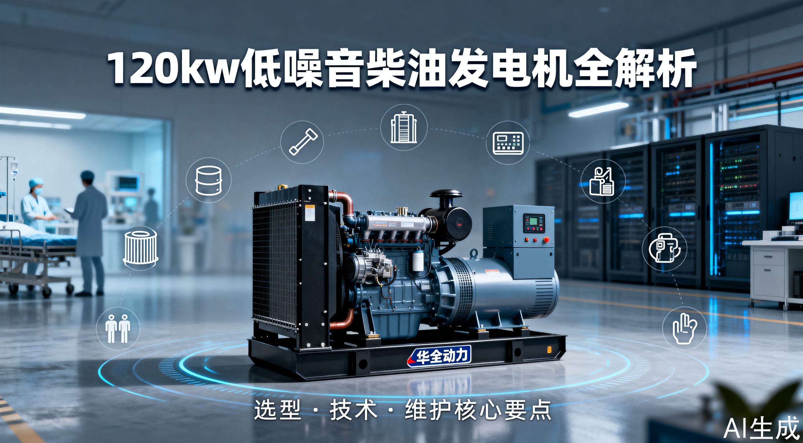 120kw低噪音柴油发电机选购与维护指南