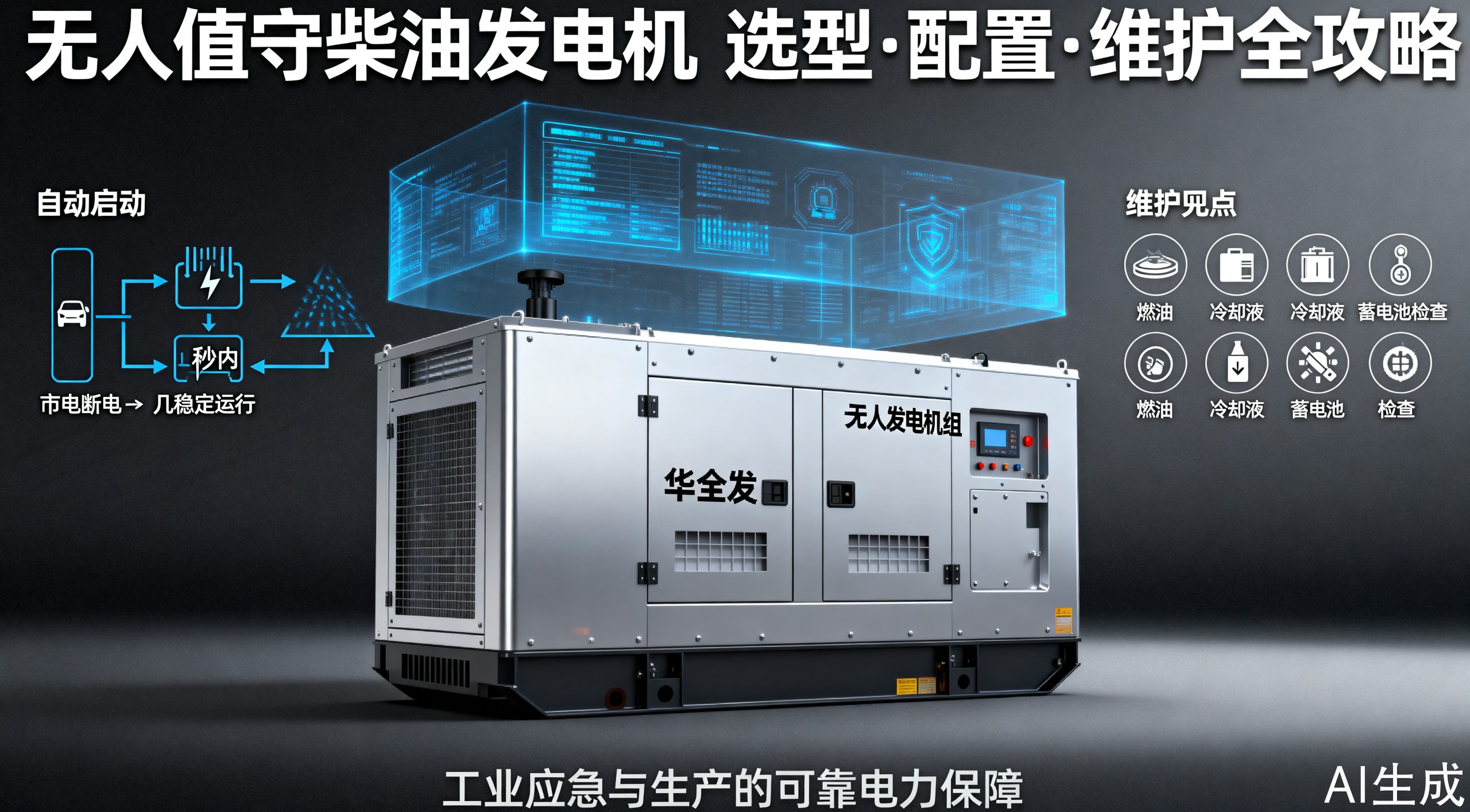 2025年无人值守柴油发电机选购实用指南