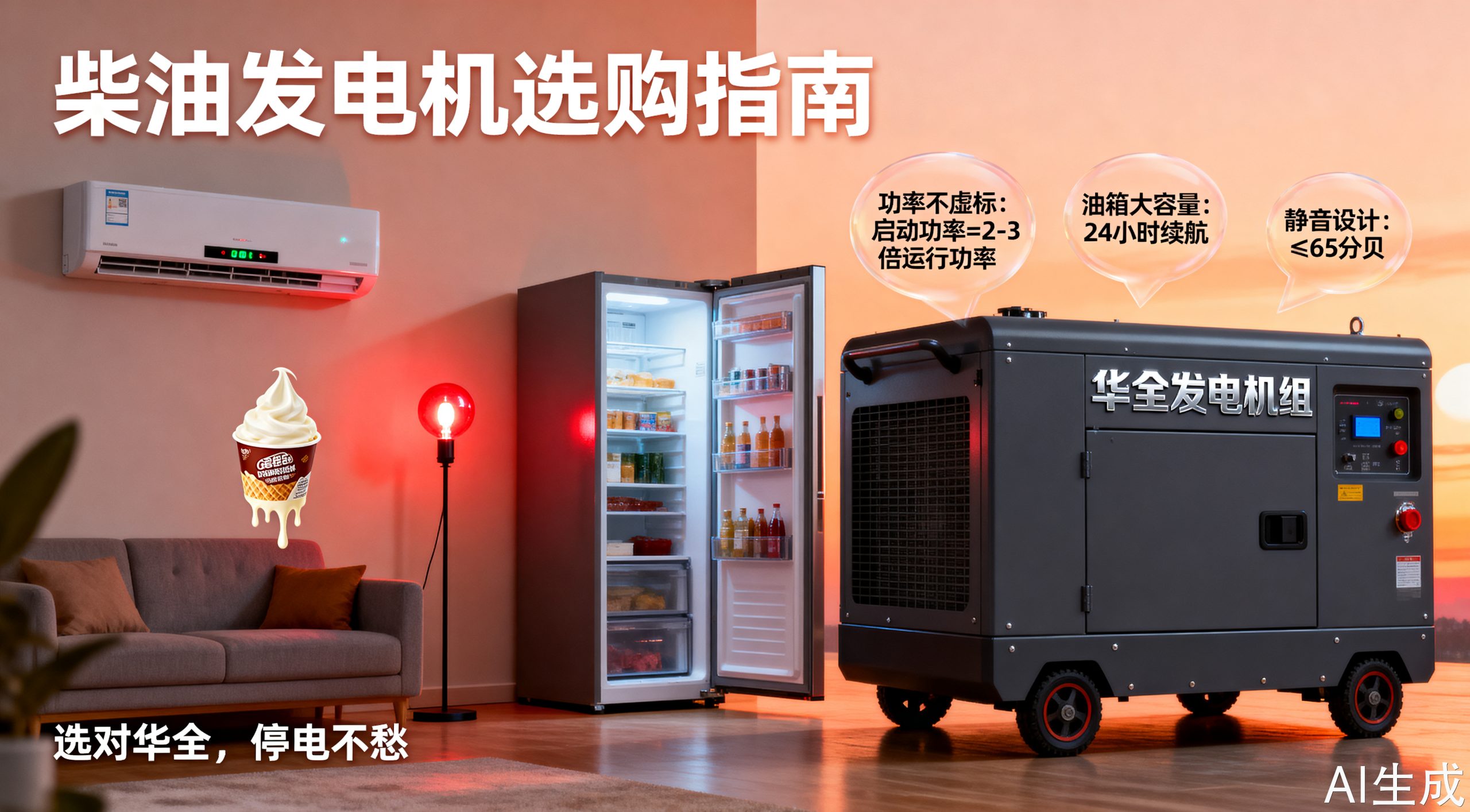 柴油发电机厂家选哪家？笑谈干货