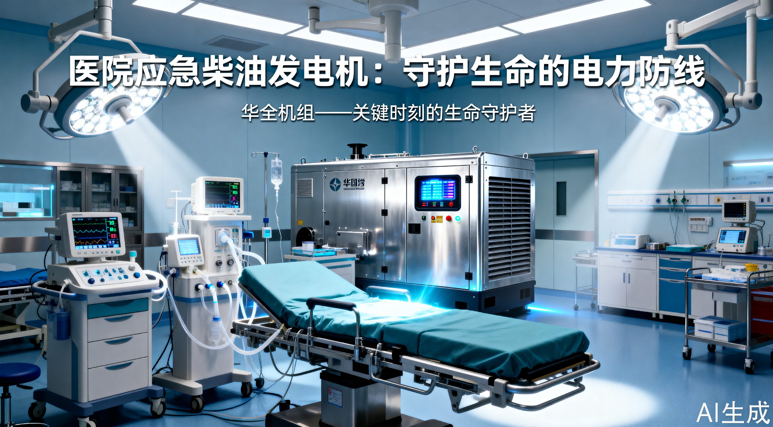 医院应急柴油发电机 高效选型与日常维护完整指南