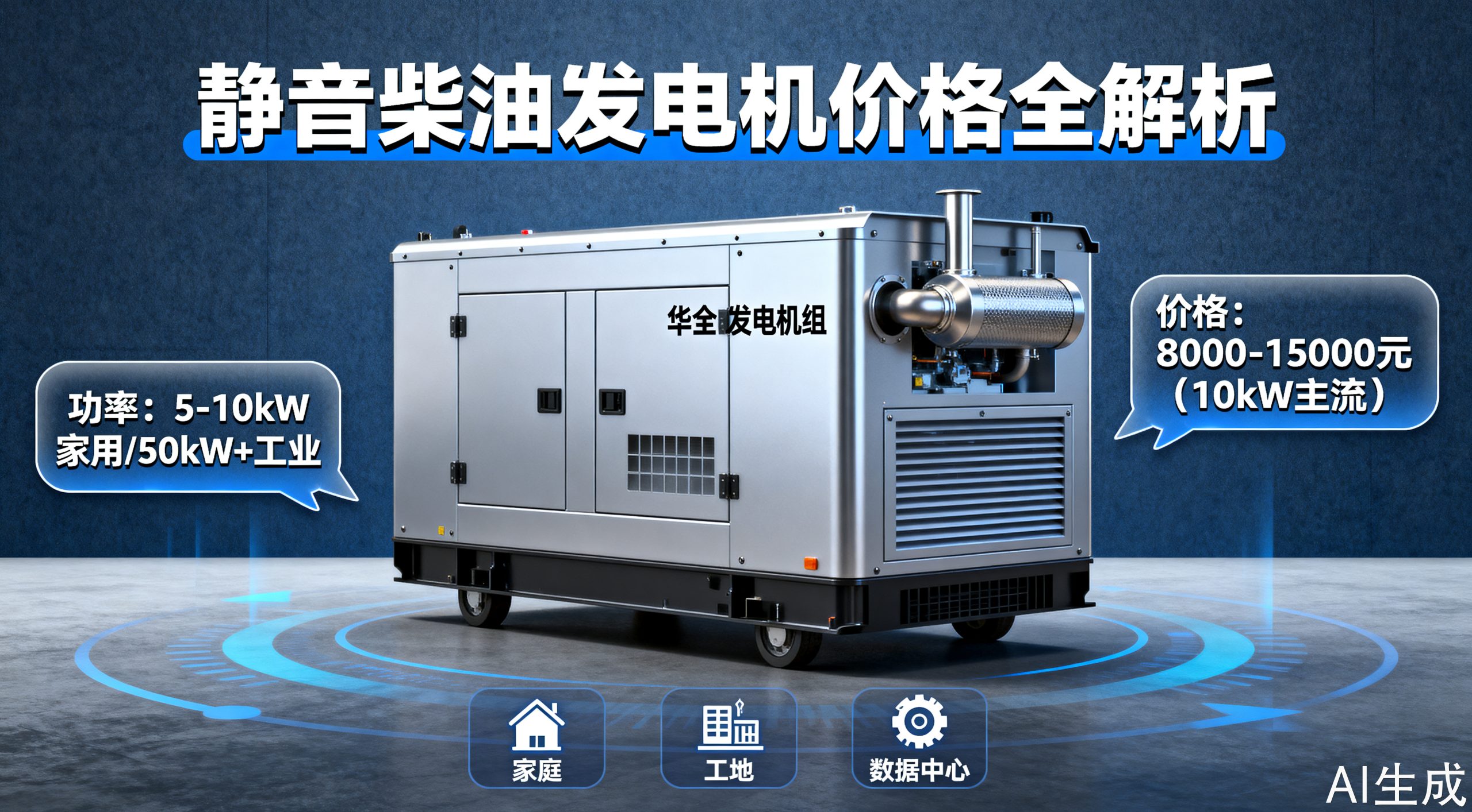 静音柴油发电机多少钱？专业分析助你选对机型
