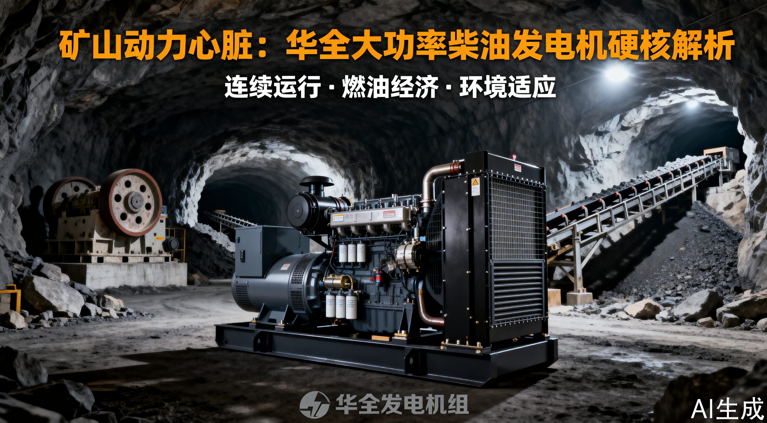 矿山用大功率柴油发电机，矿区动力优选方案