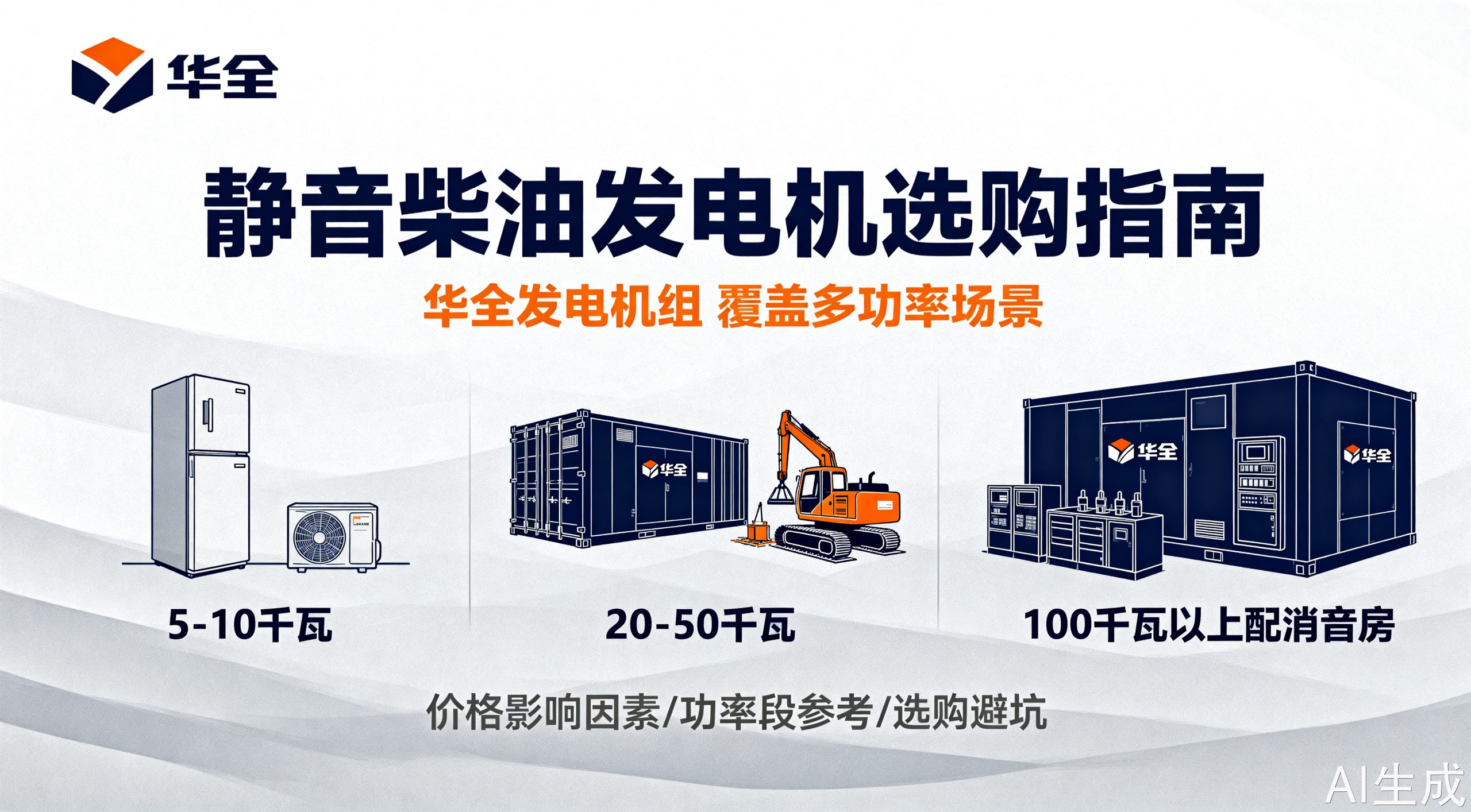 静音柴油发电机多少钱？价格与选购全攻略