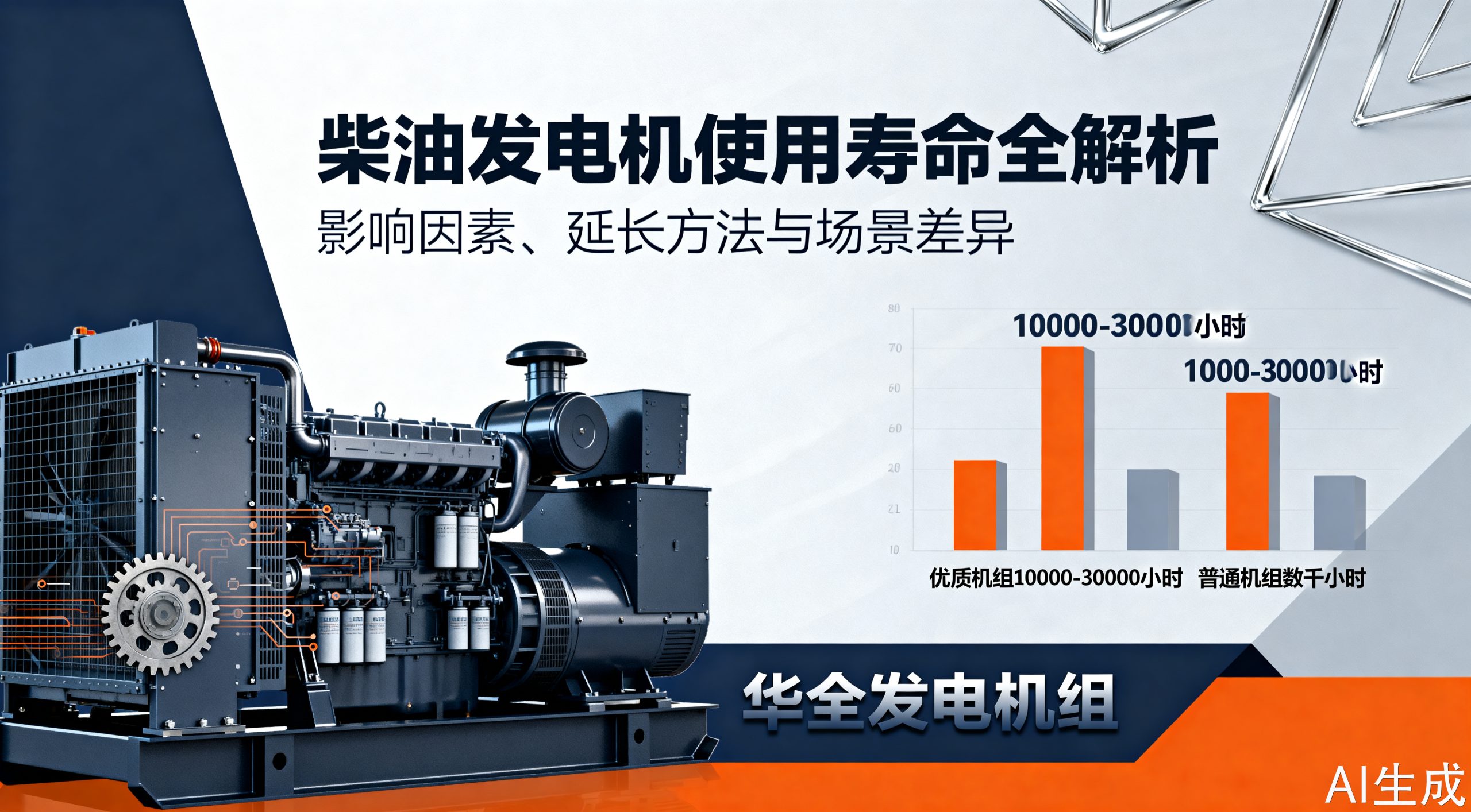 柴油发电机使用寿命多久？这些因素决定其寿命