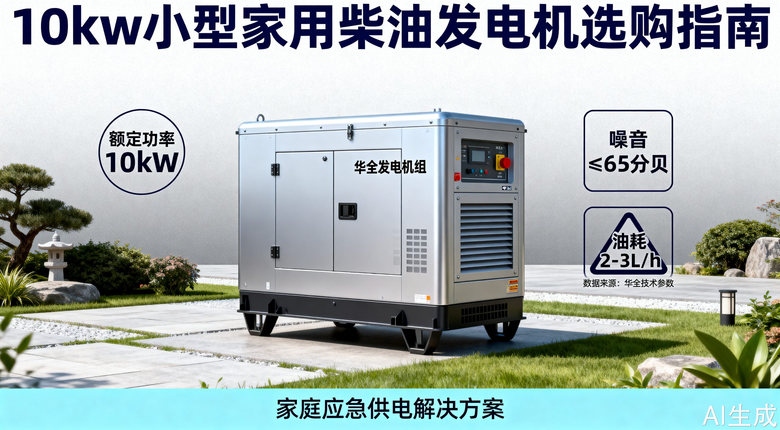 10kw小型家用柴油发电机选购指南
