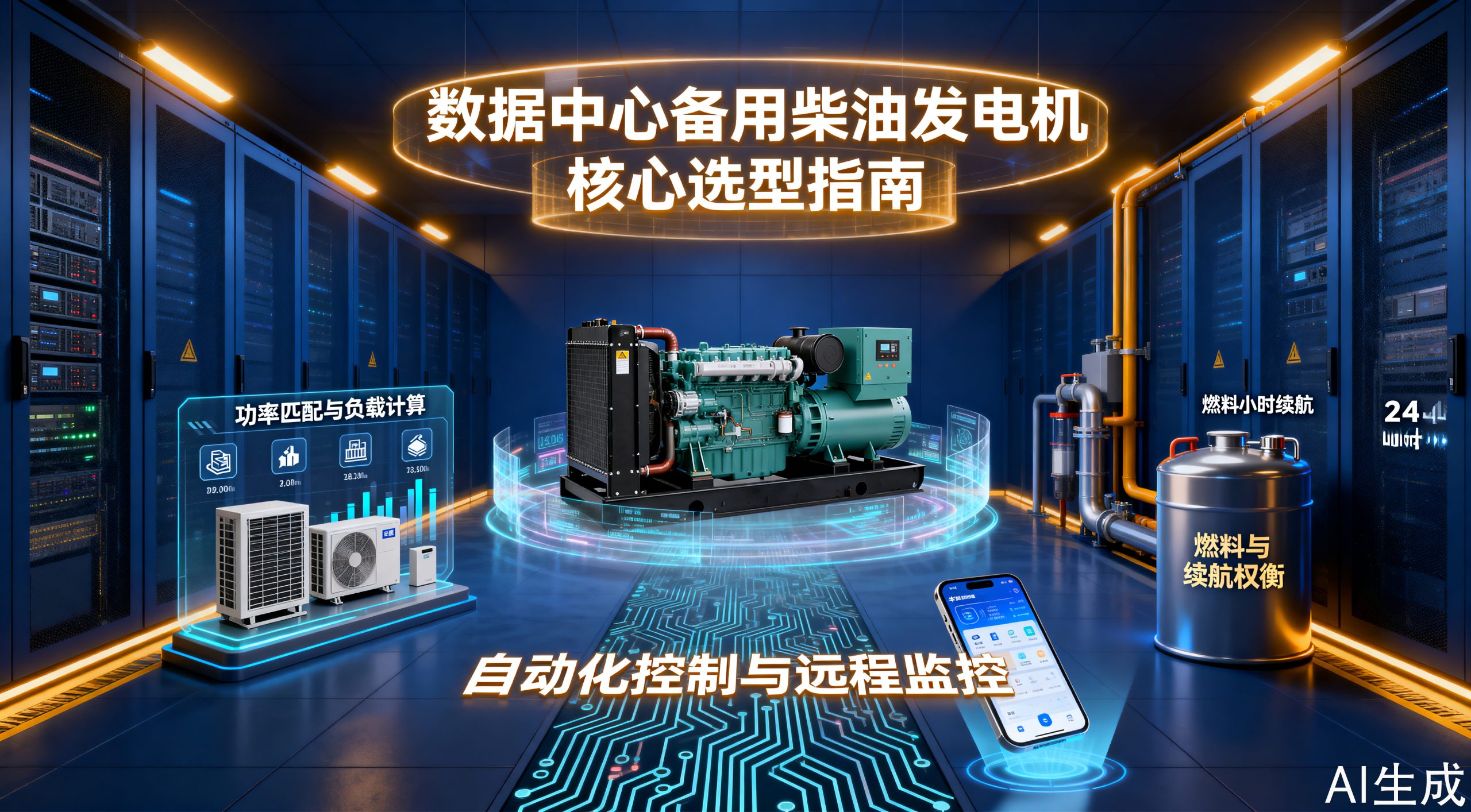 数据中心备用柴油发电机选购与维护实用手册