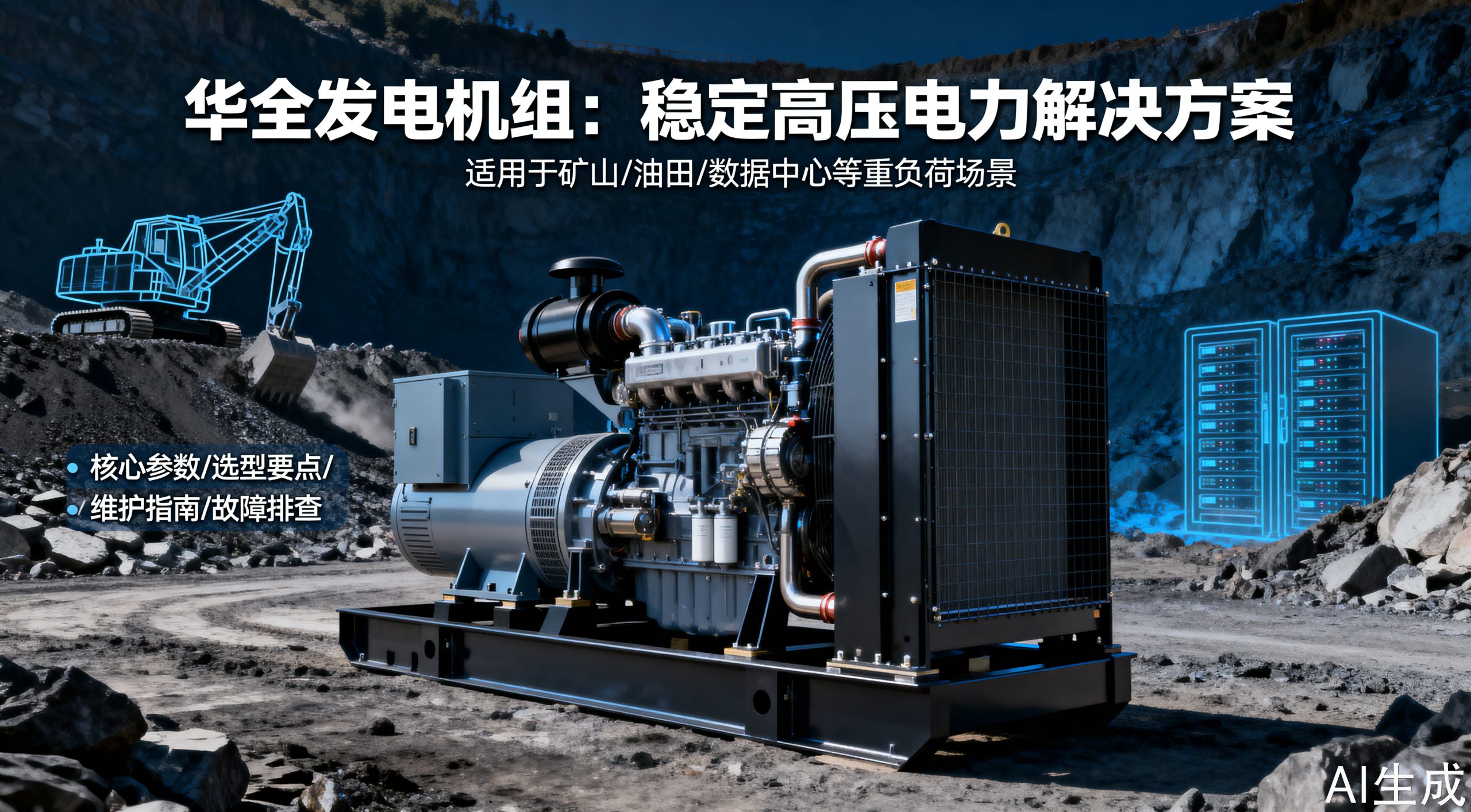 完整高压柴油发电机选型维护与实战指南