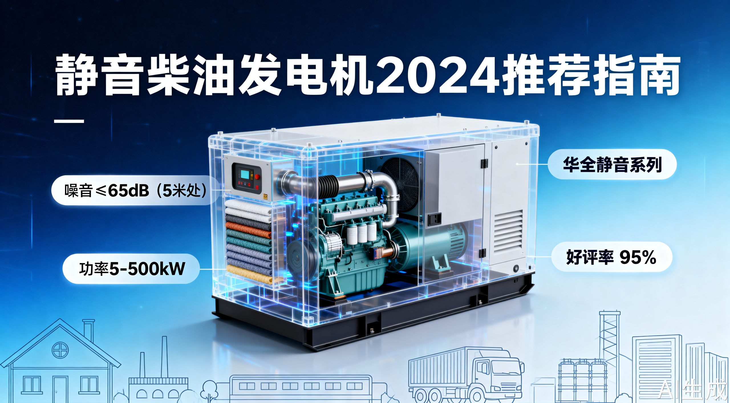 2024年静音柴油发电机推荐，高性价比款集合